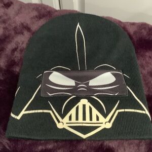 Star Wars Darth Vader Kids Beanie - Black and White